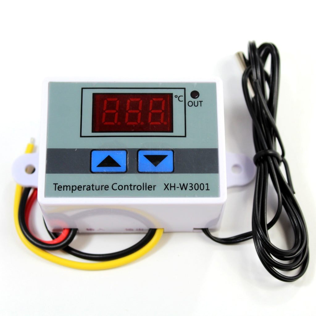 Termostato digital 110V ref. W3001 + sonda para control de temperatura -  Tecnopura